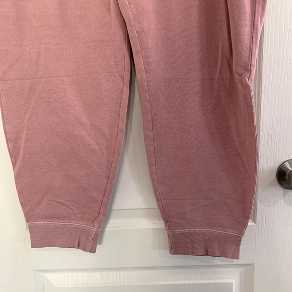 Old Navy Mid Rise Joggers Sweatpants Vintage Street Fleece Mauve Pink Size XL - Picture 8 of 8